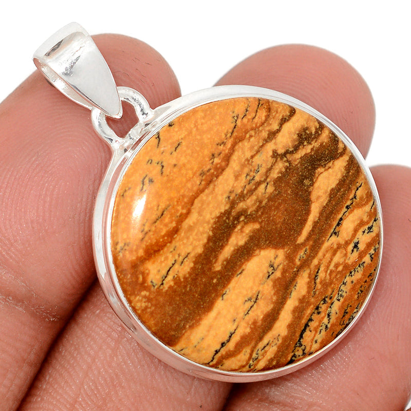 1.5" PIcture Jasper Pendants - PIJP432