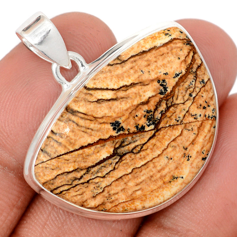 1.3" PIcture Jasper Pendants - PIJP433