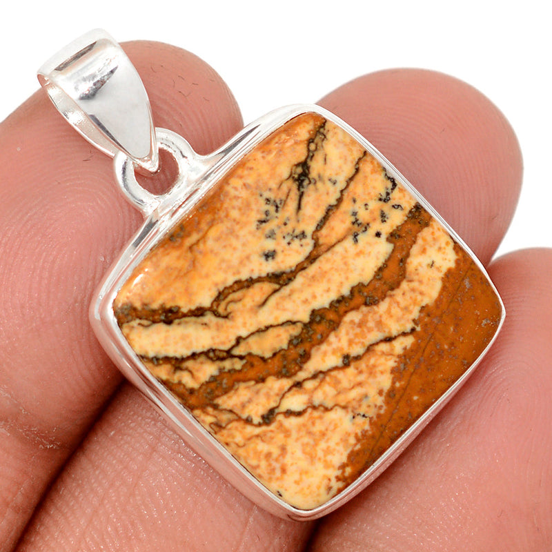 1.3" PIcture Jasper Pendants - PIJP440