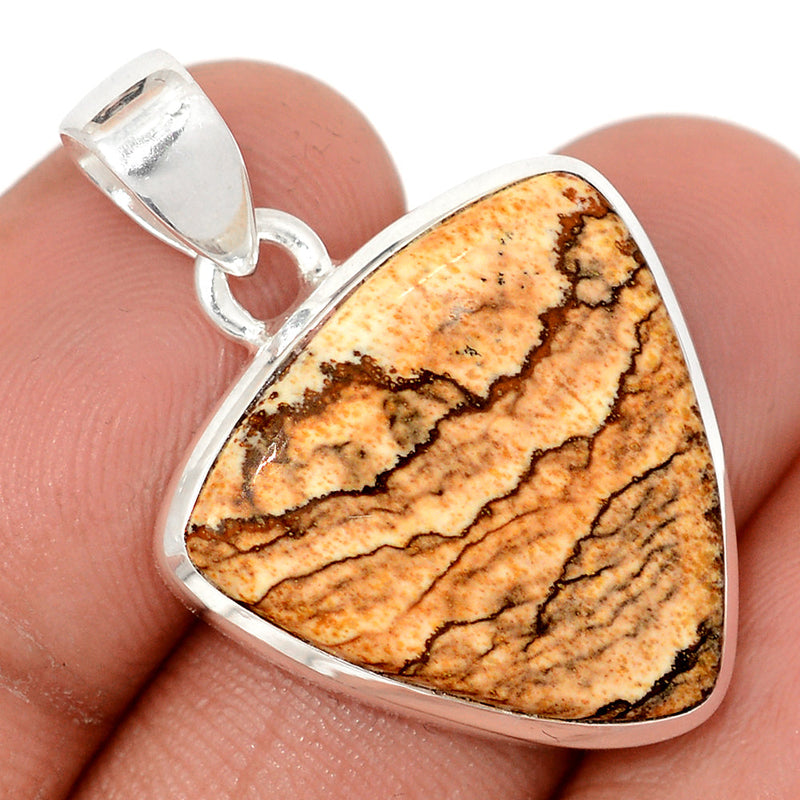 1.3" PIcture Jasper Pendants - PIJP446