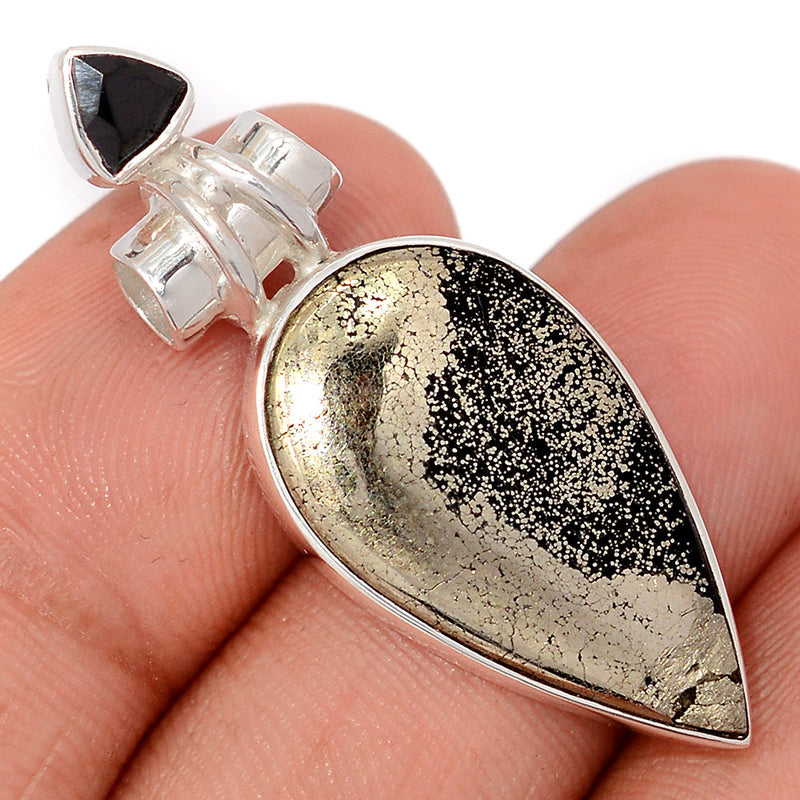 1.6" Pyrite In Magnetite - Healer&