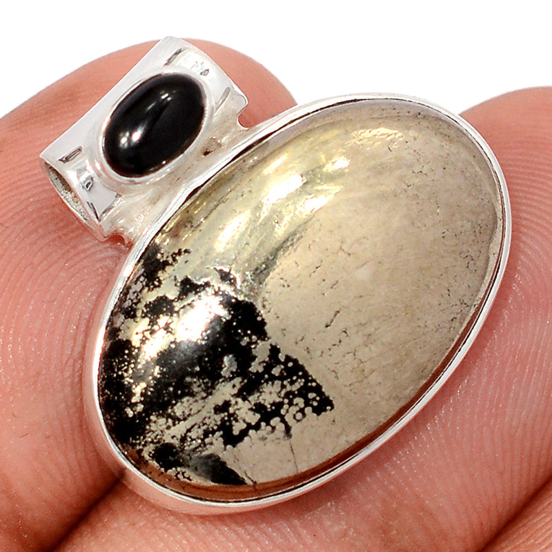 0.8" Pyrite In Magnetite - Healer&