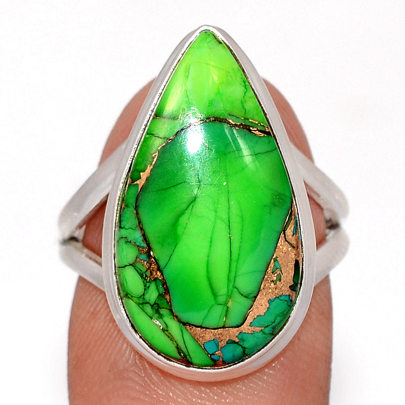 Peacock Dahlia Turquoise Ring - PKDR10