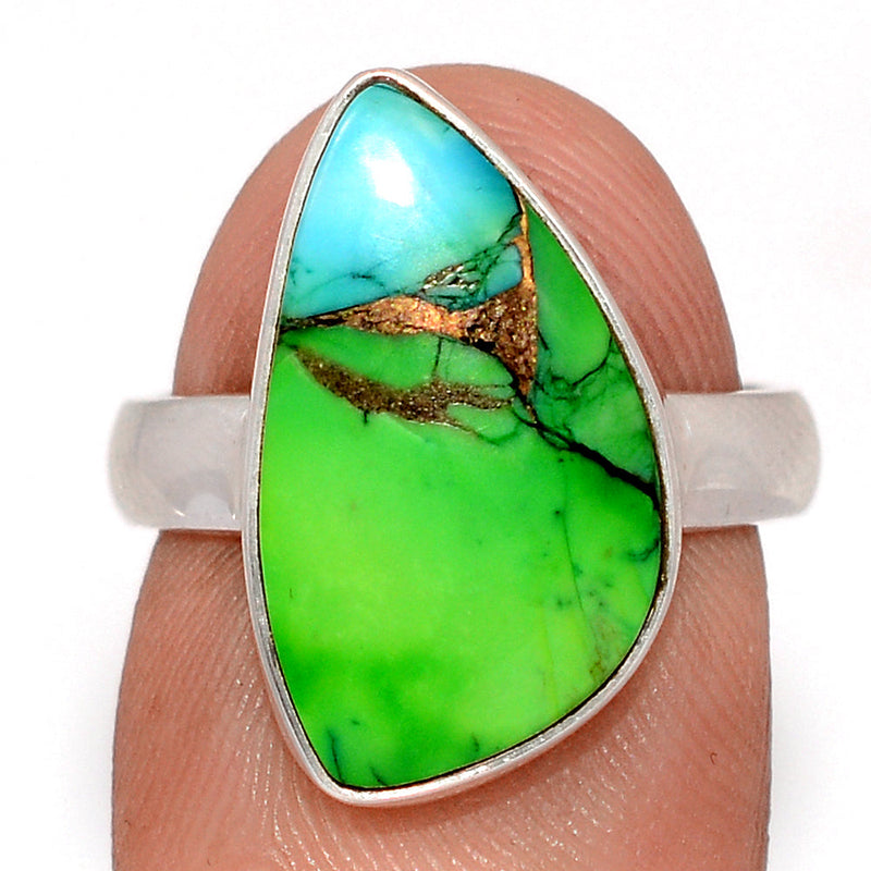 Peacock Dahlia Turquoise Ring - PKDR17