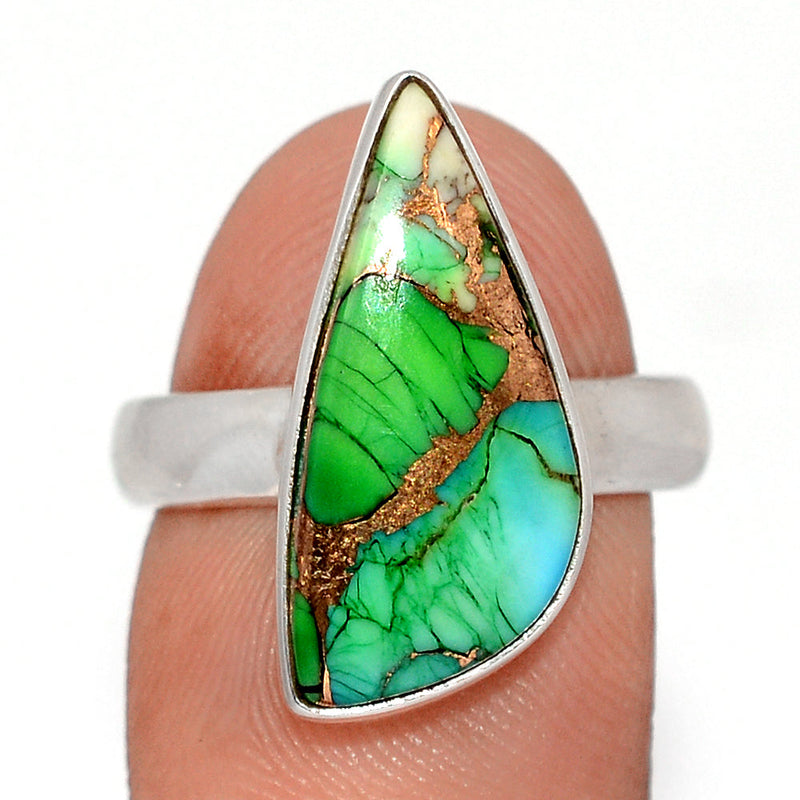 Peacock Dahlia Turquoise Ring - PKDR1