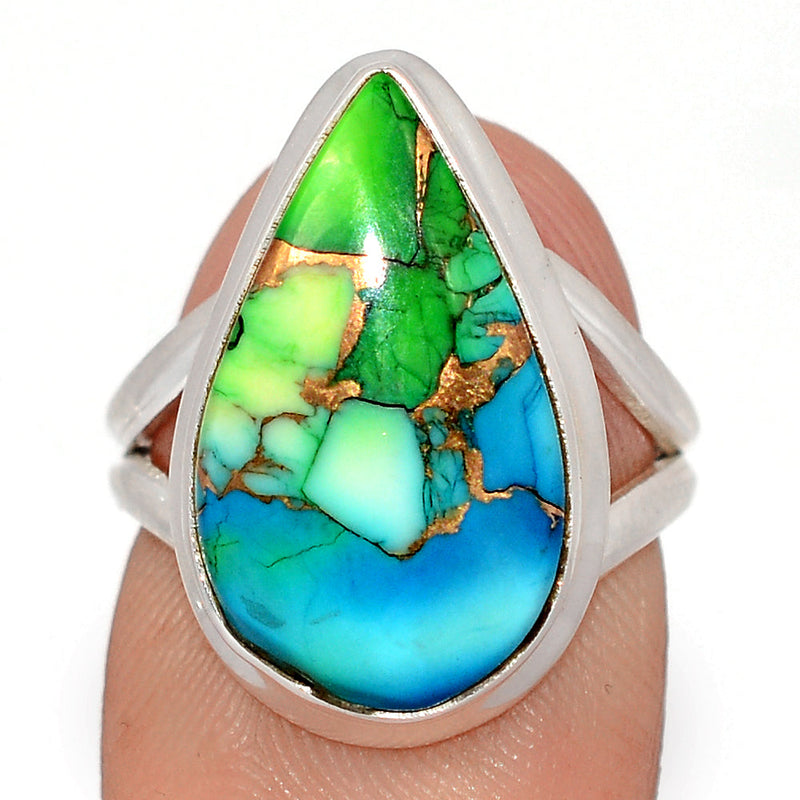 Peacock Dahlia Turquoise Ring - PKDR20