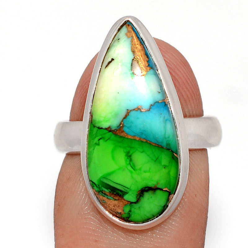 Peacock Dahlia Turquoise Ring - PKDR21