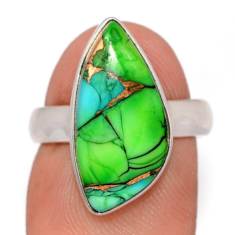 Peacock Dahlia Turquoise Ring - PKDR3