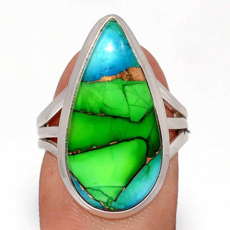Peacock Dahlia Turquoise Ring - PKDR5