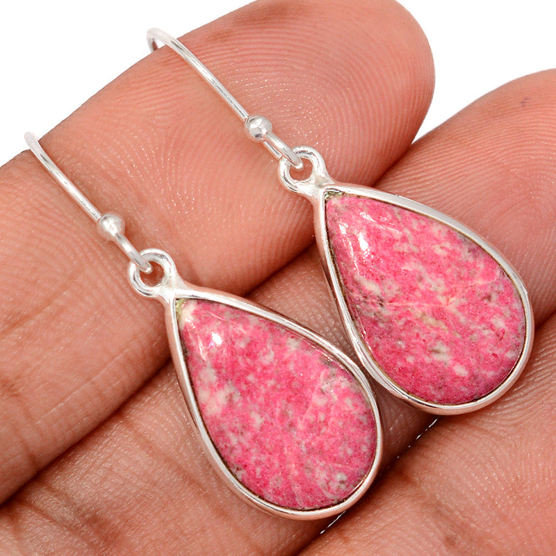 1.5" Pink Thulite Earrings - PKTE314