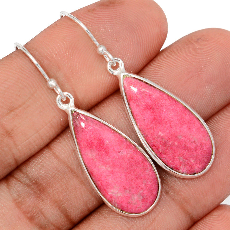 1.7" Pink Thulite Earrings - PKTE320
