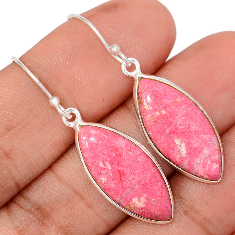 1.7" Pink Thulite Earrings - PKTE366
