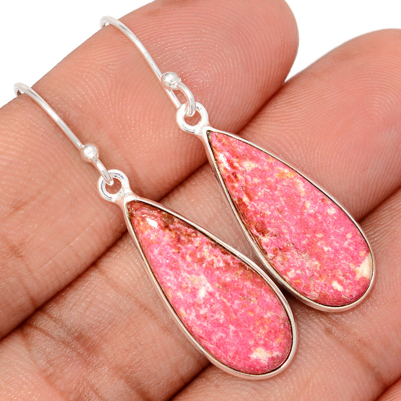1.7" Pink Thulite Earrings - PKTE373