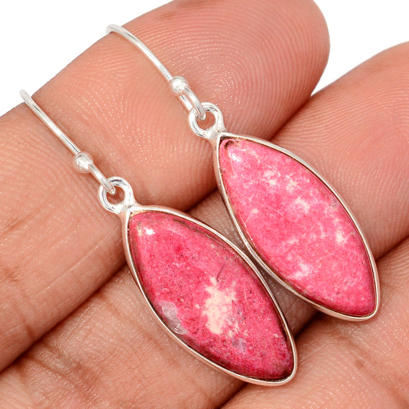 1.6" Pink Thulite Earrings - PKTE424