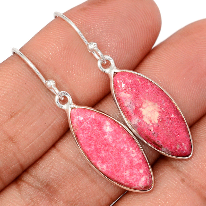 1.6" Pink Thulite Earrings - PKTE426