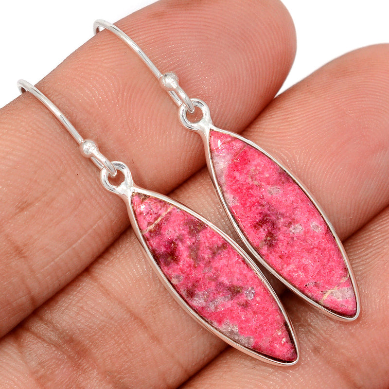 1.7" Pink Thulite Earrings - PKTE437