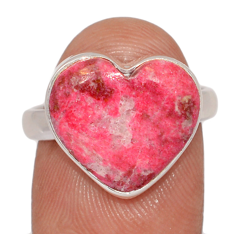 Heart - Pink Thulite Ring - PKTR792