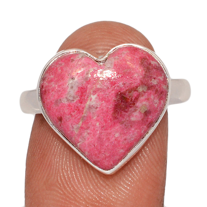 Heart - Pink Thulite Ring - PKTR802