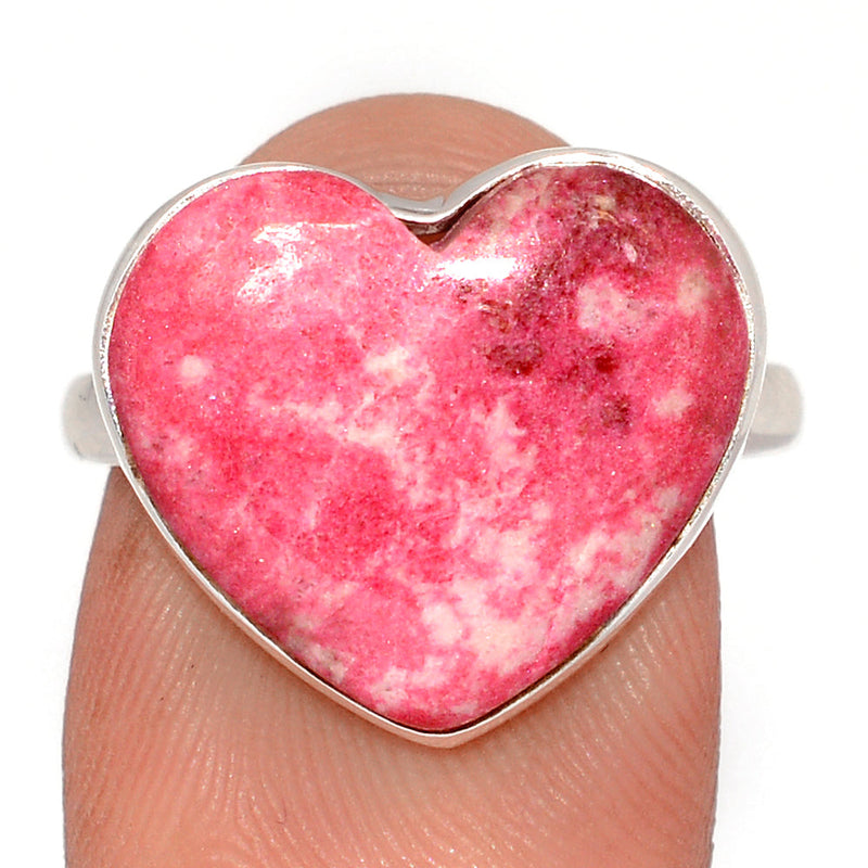 Heart - Pink Thulite Ring - PKTR813