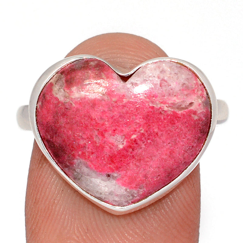 Heart - Pink Thulite Ring - PKTR816