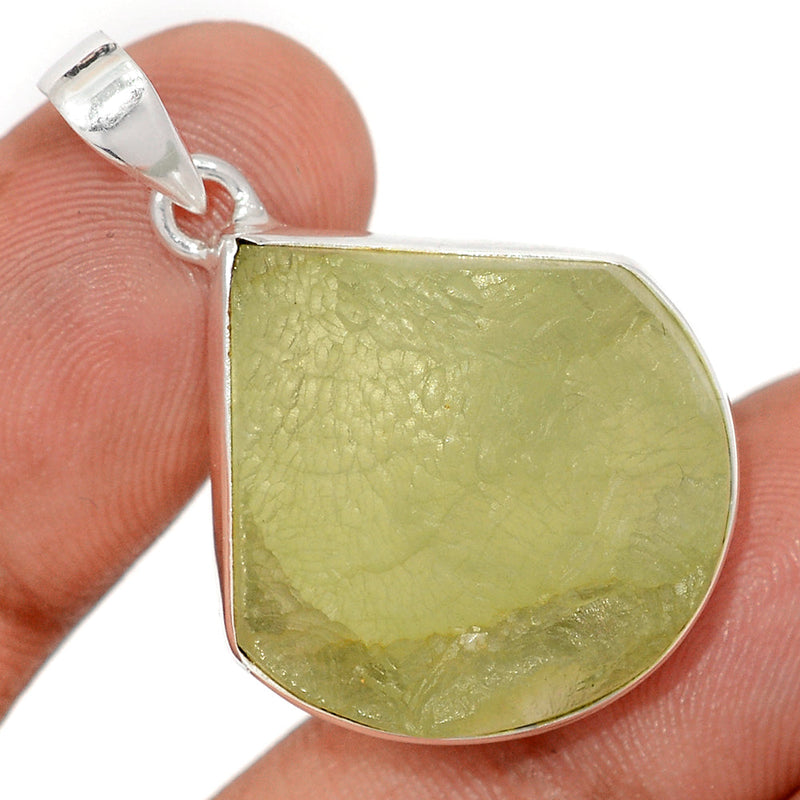 1.5" Prehnite Druzy Pendants - PNDP228
