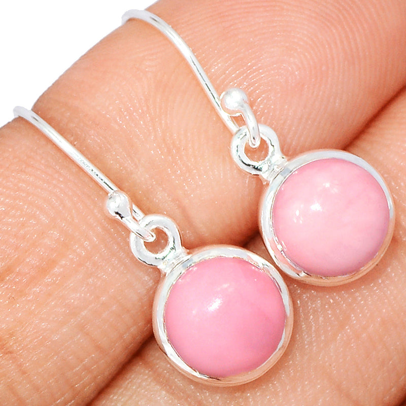 1" Pink Opal Earrings - PNKE431