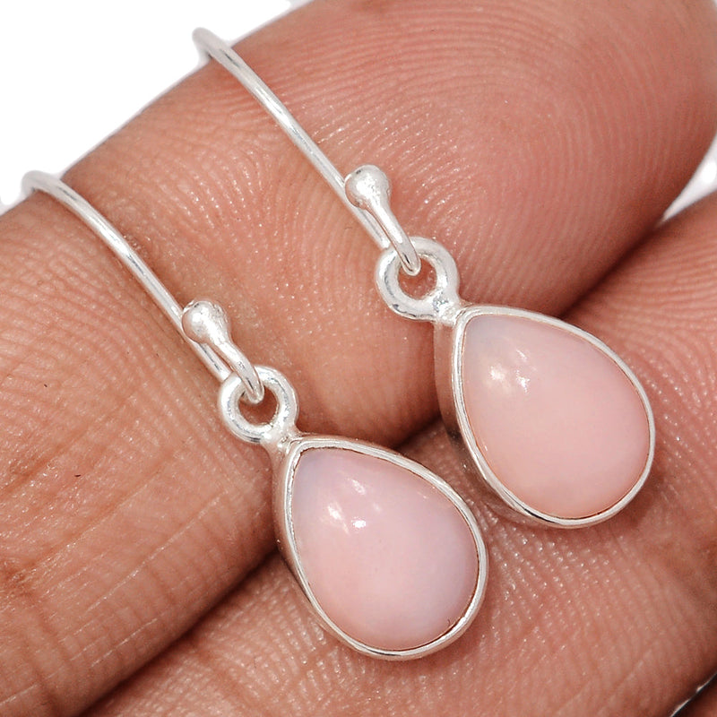 1.1" Pink Opal Earrings - PNKE434