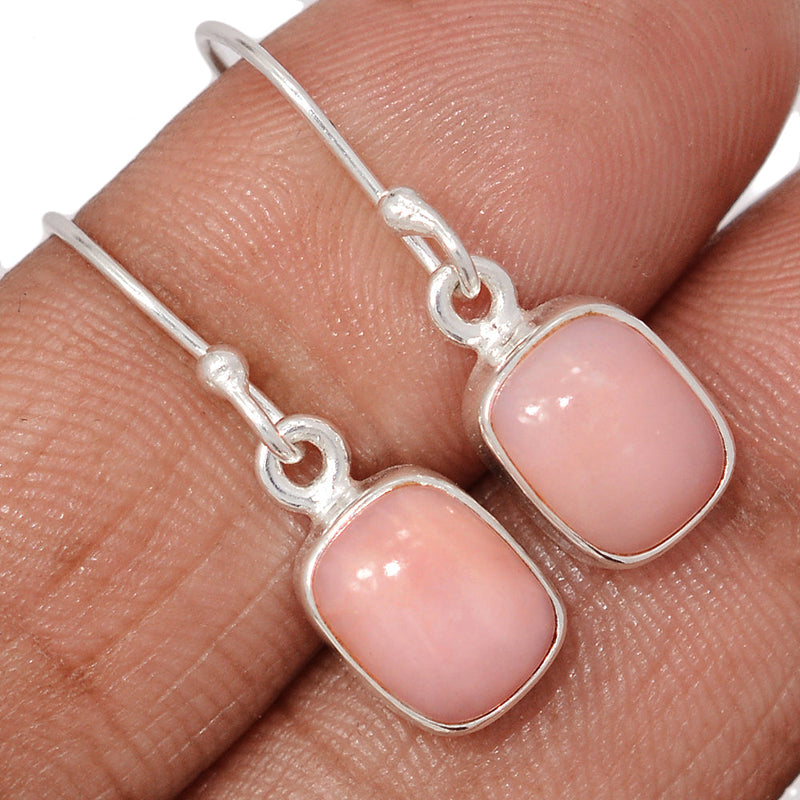 1.1" Pink Opal Earrings - PNKE435