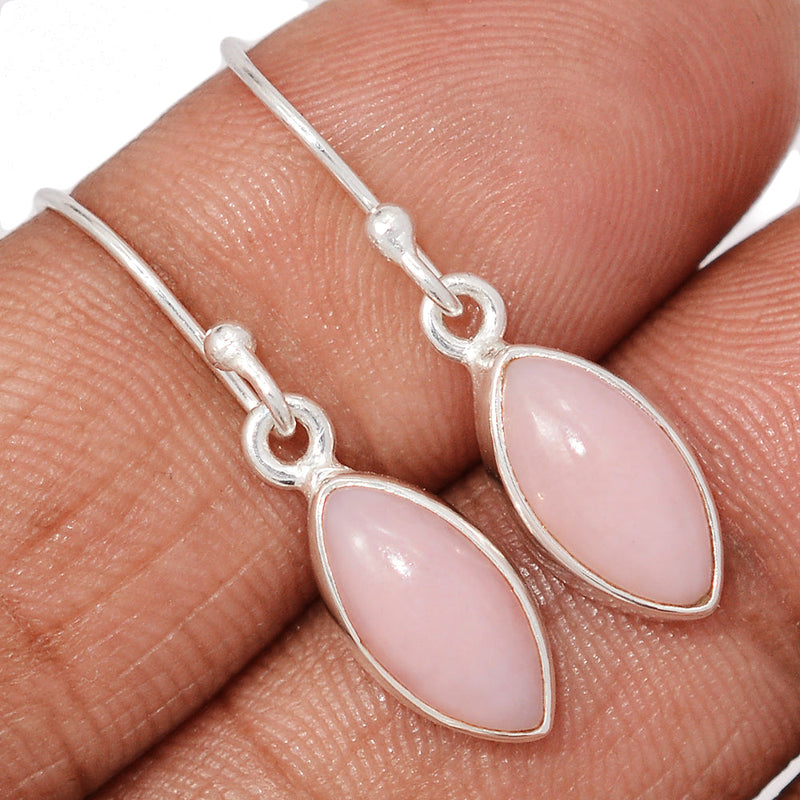 1.2" Pink Opal Earrings - PNKE436