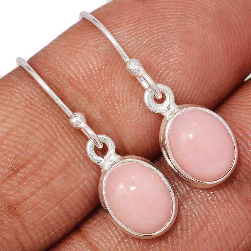 1.1" Pink Opal Earrings - PNKE437