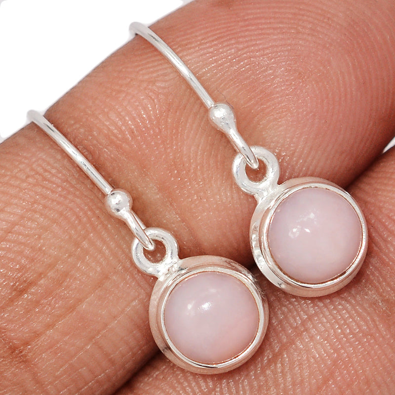 1" Pink Opal Earrings - PNKE438