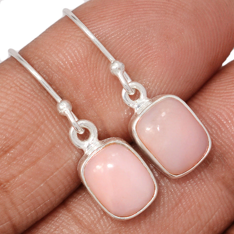 1.1" Pink Opal Earrings - PNKE442
