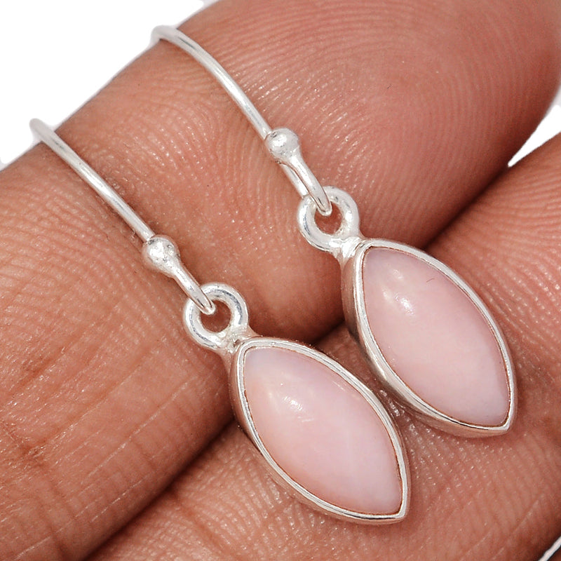 1.2" Pink Opal Earrings - PNKE444