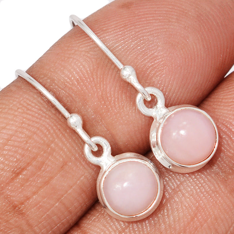 1" Pink Opal Earrings - PNKE445