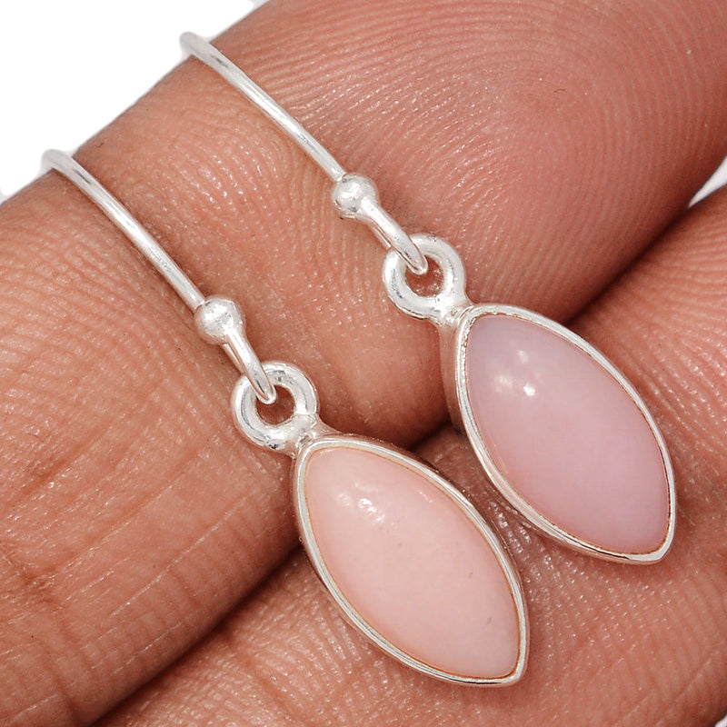 1.2" Pink Opal Earrings - PNKE446