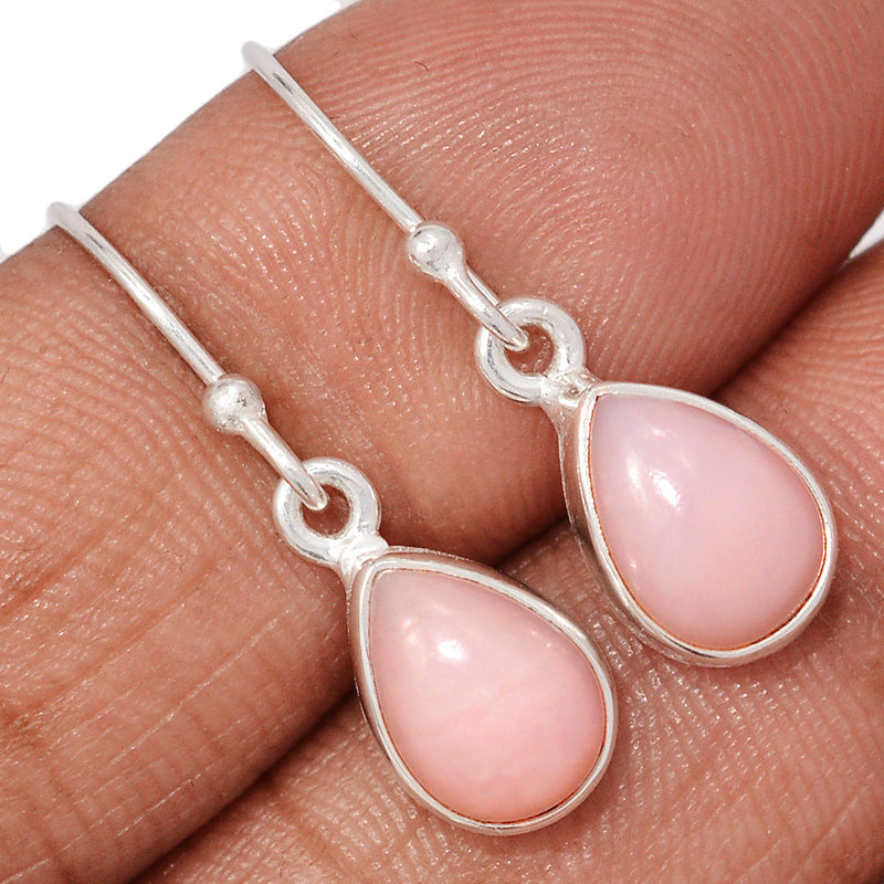 1.1" Pink Opal Earrings - PNKE447