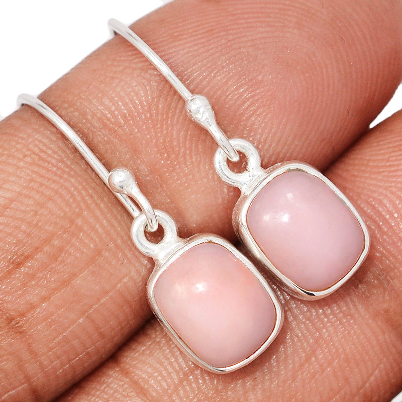 1.1" Pink Opal Earrings - PNKE449