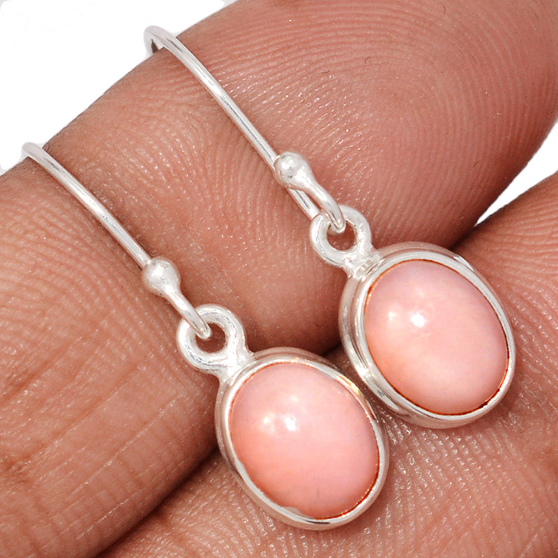 1.1" Pink Opal Earrings - PNKE450