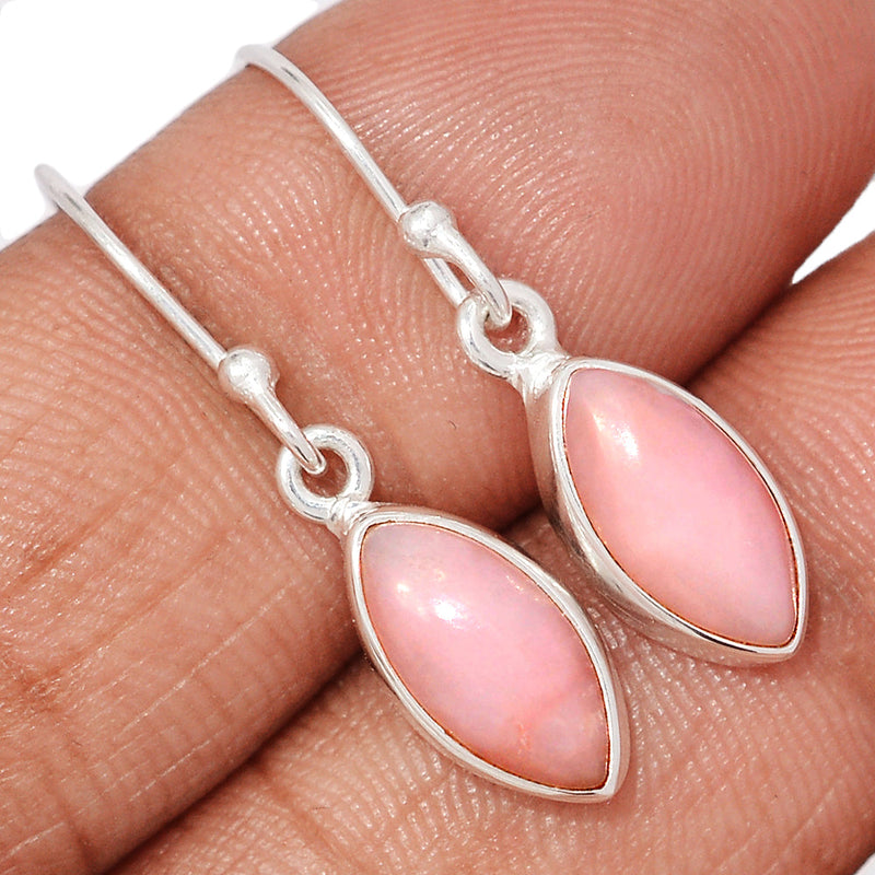 1.2" Pink Opal Earrings - PNKE451