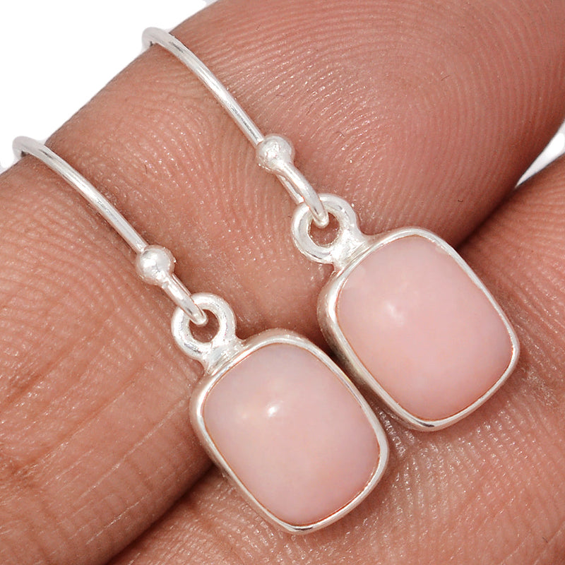 1.1" Pink Opal Earrings - PNKE452