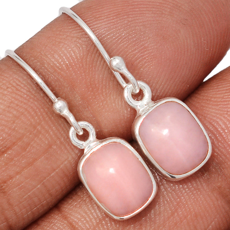 1.1" Pink Opal Earrings - PNKE454