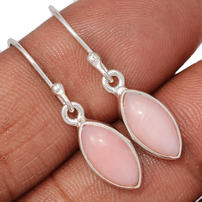1.2" Pink Opal Earrings - PNKE455
