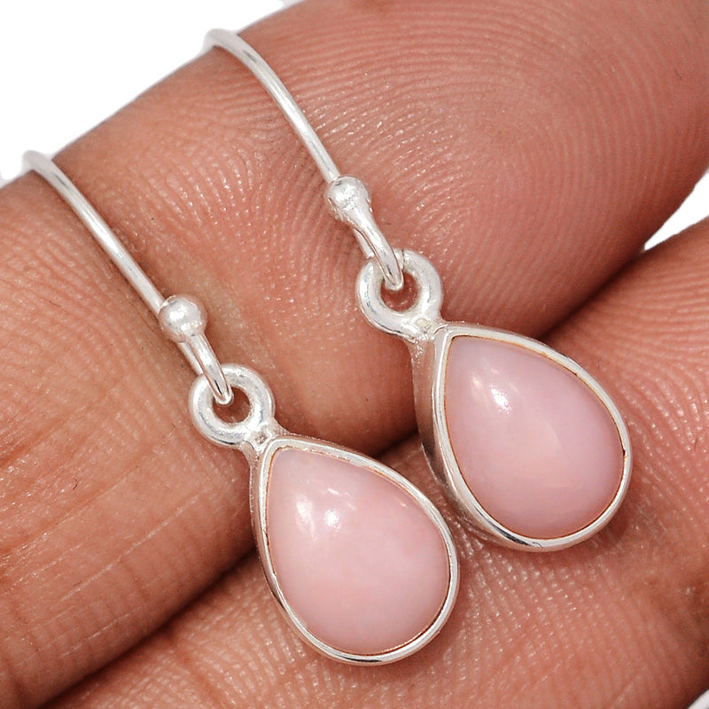 1.1" Pink Opal Earrings - PNKE456
