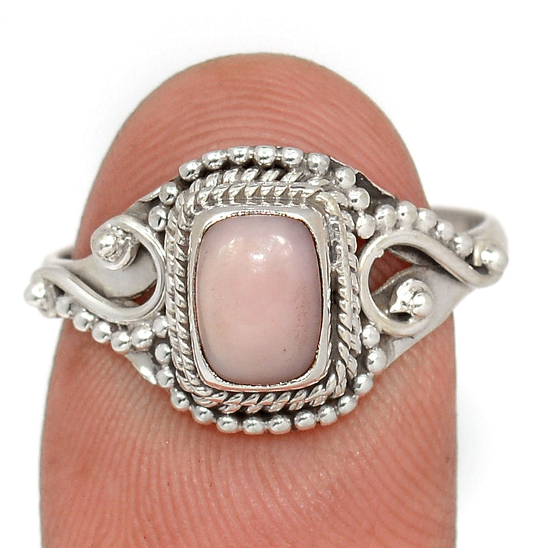 Small Filigree - Pink Opal Ring - PNKR808