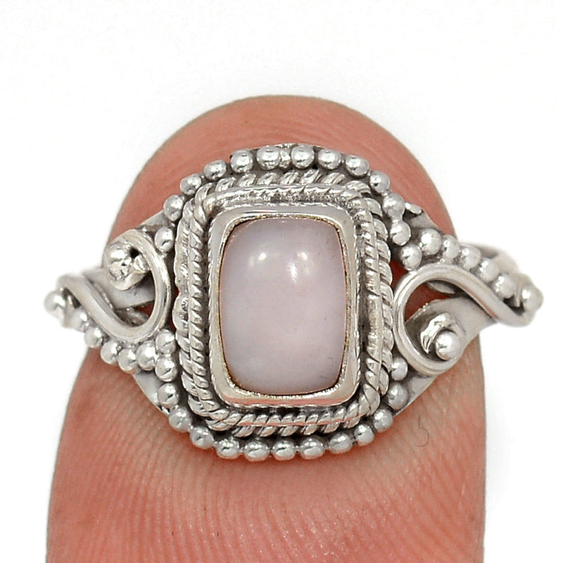 Small Filigree - Pink Opal Ring - PNKR809