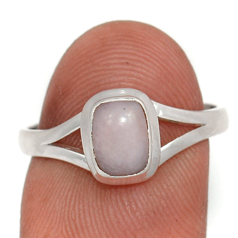 Small Plain - Pink Opal Ring - PNKR811
