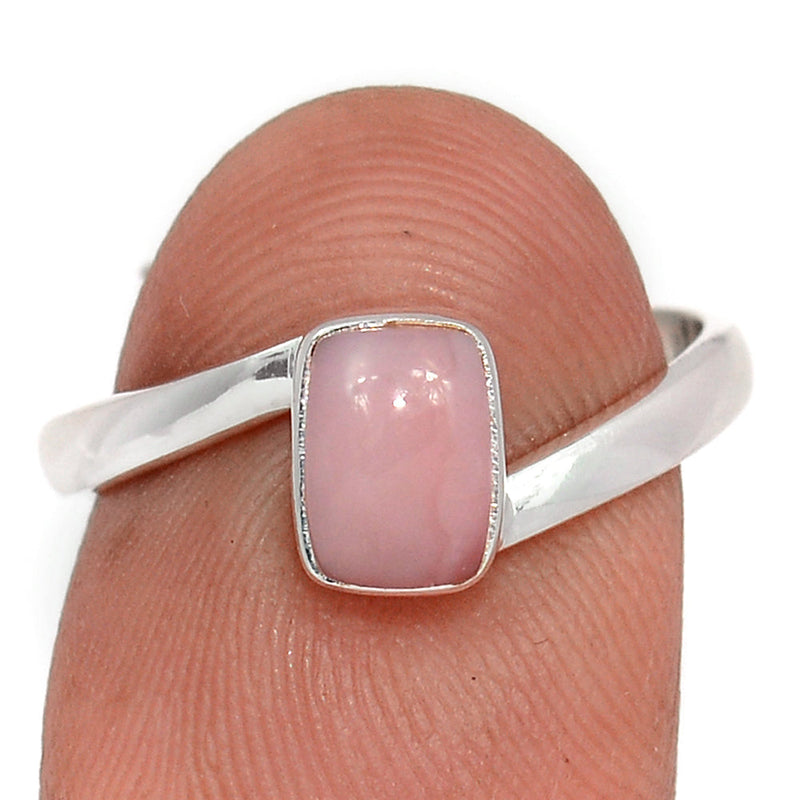 Small Plain - Pink Opal Ring - PNKR813