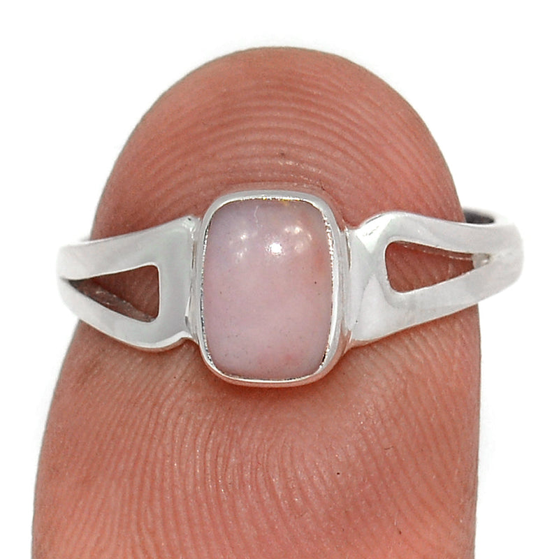 Small Plain - Pink Opal Ring - PNKR814