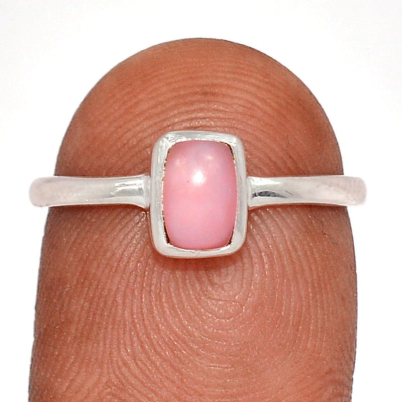 Small Plain - Pink Opal Ring - PNKR819