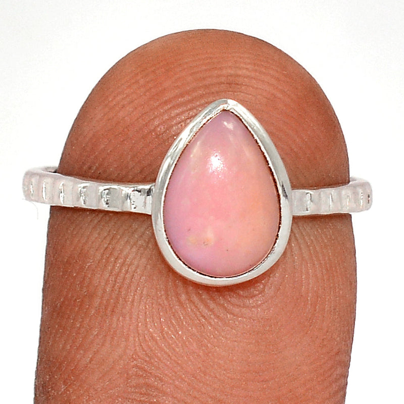Small Plain - Pink Opal Ring - PNKR821